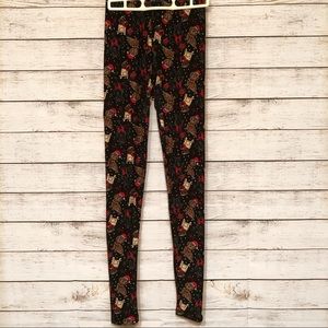 Christmas dog leggings